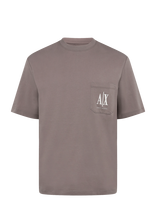 Armani Exchange - T-Shirt - Marškinėliai trumpomis rankovėmis - Ruda