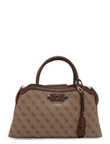 GUESS - Lindsey Girlfriend Satchel - Rankinė - Smėlio