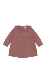 En Fant - Dress Ls Collar - Suknelė kūdikiui ilgomis rankovėmis - Rožinė