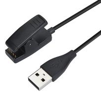 USB Charging Cable Clip Charger Cord For Garmin Vivomove HR/Approach G10 S6 S20 black