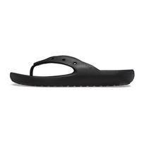 Crocs EVA Casual Clip Toe Flip Flops Unisex Black 45-46 juoda