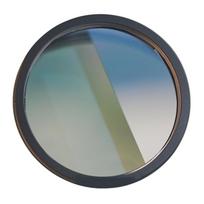 49 mm kaleidoskopas, stiklinis prizminis fotoaparato objektyvas, prizmės filtras, fotografija Specialiųjų efektų kaleidoskopas, padalintas dioptrijas SLR gray