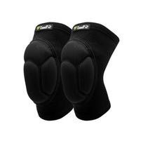 Professional Volleyball Knee Pads Shock Absorption Non Slip Grip For Men Women Breathable Compression Sleeves Sports M black