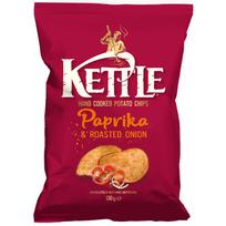 VIRDULYS Paprika ir skrudintų svogūnų bulvių traškučiai 130g
