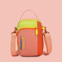 Unisex Lightweight Waterproof Crossbody Travel Bag with Large Capacity 2L red