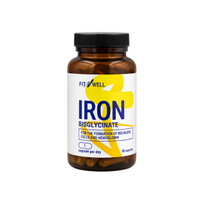 FITNWELL Iron bisglycinate, 90 kapsulių