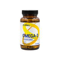 FITNWELL Omega-3 1000mg, 60 minkštų kapsulių