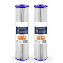 2 vnt. vandens filtro kasetė ECP5-20BB, SPC-45-2005 W5CPHD,CP5-BB, 20 colių klostuotas vandens nuosėdų filtras visam namui 5 mikronai white