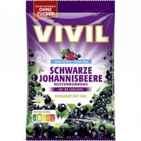 Vivil Schwarze Johannisbeere Sugar-Free Candies 120 g