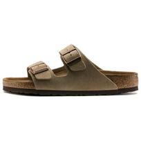 Birkenstock Arizona Soft Footbed Slide Slippers Unisex Taupe Regular 0951301 43 pilkšvai ruda