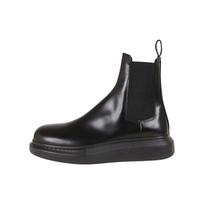 Alexander McQueen Hybrid Chelsea Boot Black Women's 586398WHX521000 35 gray