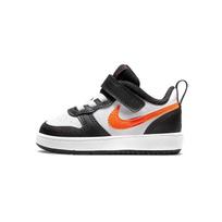 Nike Court Borough Low 2 Low top Skateboard Shoes Black White Orange Infant And Toddler BQ5453-115 22