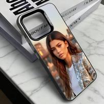 Z-Zendaya Phone Case For iPhone 17,16,15,14,13,12,11 Plus,Pro Max,XS,Colorful Silver Phone case Funda Cover iPhone17promax gray