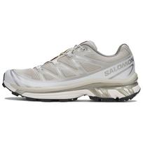 Salomon XT-6  Lunar Rock Silver White Men Sneakers Footwear-Silver L49211400 36