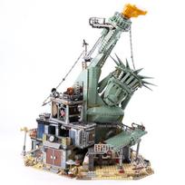 YRA SANDĖLYJE Su šviesa Filmo modelis Sveiki atvykę į Apocalypseburg statybinės kaladėlės Žaislai vaikams Kalėdinės dovanos 70840 45014 gray