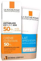 Kremas įdegio priežiūrai kūnui/veidui La Roche Posay Anthelios Hydrating 2-Piece Set SPF50+, 125 ml