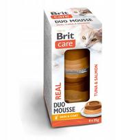 Šlapias kačių maistas Brit Care Real Duo Mousse, lašiša/tunas, 0.150 kg