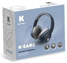 Belaidės ausinės vaikams KidyWolf K-Ears 418279, mėlyna sp.