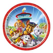 Vienkartinės lėkštės Festi Paw Patrol, Ø 23 cm, 8 vnt.