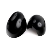 For Mini Cooper One S JCW F54 F55 F56 F57 F60 Before July  The Black Flag Car Outside Rear View Mirror Covers Stickers Without Light Hole-Right balta