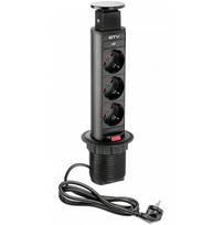 Įmontuojamas ilgintuvas Gt AE-BPW, AE-BPW3S60-20, 3G1.5, 1.8 m, 2USB