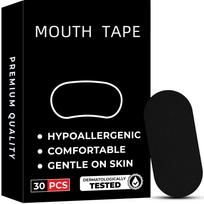 30/60/90Pcs Anti Snoring Sleep Mouth Tape Best Breathing Nasal Strips Medical Grade Improved Sleeping Snoring Relief black
