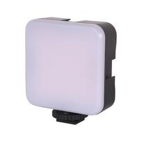 Nešviečiantis RGB žiedinis šviestuvas fotografijai su reguliuojamais šilto/šalto nustatymu white