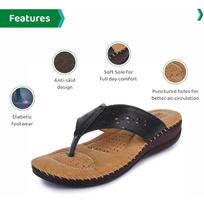 Ortho Joy Extra Soft Doctor Ortho Slippers For Men - 4Uk 4 UK juoda