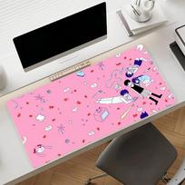 Game OMORI Mouse Pad Nonslip Rubber Gamer Balance Computer Mat Decoracion Deskmat Laptop Office Large 300x800x2mm gray