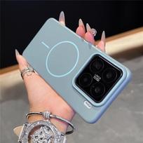 For XiaoMi 17T PRO 15T Pro Case Luxury Ultra-thin Matte Magnetic Anti-drop Hard Cover Shockproof Wireless charging Funda Mi 17T For Mi 17T žalia