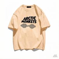 Arctic Monkeys Unisex Unisex T Shirt Male Unisexga Casual Y2k White T Shirt Fashion Loose Fit Anime Tshirt Unisex Summer Streetwear S beige