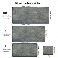 Grey series Mouse Pad Large Computer Office Game Table Mats XXL Rubber Anti-slip Gaming Keyboard Mousepads Long Desk Pads 30cmx60cm(11.8x23.6inch) gray