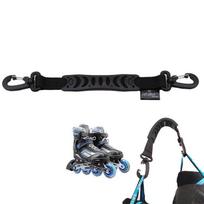 Portable Roller Skates Bag Ice Skating Bag Large Capacity Breathable Kids Inline Skates Bag Skates Storage Bag Skating Shoes Bag black