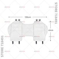 For Dacia Jogger Stepway Car Seat Leg Support Extension Seat Cover Memory Foam Extender Cushion Interior Accessories white