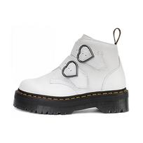 Dr. Martens (WMNS) Dr.Martens Devon Heart Leather Platform Boots 'White' Women's 26439100 EU 39 white
