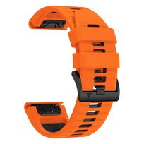 QuickFit Silicone Strap For Garmin Tactix 7/Instinct 2X Watch Band Fenix 8/Descent G2/Epix Pro 51mm 22/26mm Replacement Bracelet 1PCS QuickFit 22mm orange