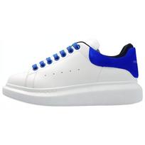 Alexander McQueen Oversized White Blue Black Women's 697103WICYA8823 36 white