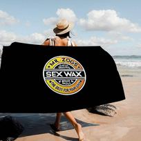 Mr Zogs Surfing Sexs W-Wax Big Microfiber Beach Towels Quick Dry Towel Sand Beach Towels Pool Towel For Travel Swim Pool Yoga 130x80cm white