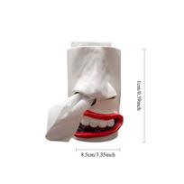 Quirky Mouth Nose Tissue Box Dispenser, Funny Face Tissue Holder, Unique Toilet Paper Holder Novelty Tissue Box Cover for Bathroom Living Room balta