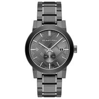Burberry BU9902 The City Metalinės spalvos ciferblatas Plieninis vyriškas laikrodis juoda