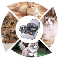 Cat Playpen Dog Playpen Cat House Tent Foldable Enclosure House Interactive Pet Tunnel Playground for Indoor Cats & Small Animal CN beige