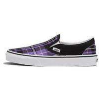 Vans Classic Slip On Low Top Sneakers Unisex Black Purple VN000BVZPCA 35 white