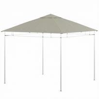 Pakeičiamas stogelis pavėsinės palapinės stogo keitimui sodo pavėsinės poliesteris 180 g/m² 3 x 3 m pilkas