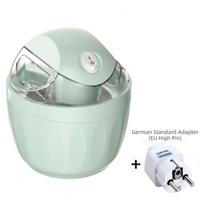 Portable Design Electric Ice Cream Maker 500ml Capacity Smoothie Machine  Children Use DE Plug white