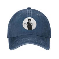 Neil Gaiman Mirtis Vintažinė beisbolo kepuraitė Naujoviška kaubojiška beisbolo kepurė Kepurė nuo saulės Trucker kepurė Unisex Adjustable kamufliažas