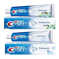Crest 3D White Toothpaste Twin Pack blue