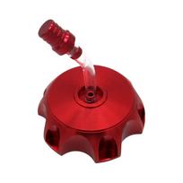 CNC Dujų Kuro Bako Dangtelio Apdaila 48,5 mm Motociklo CNC Kuro Bako Dangtelis Aliuminio Lydinys 125 140 CC Pit Dirt Motociklui raudona