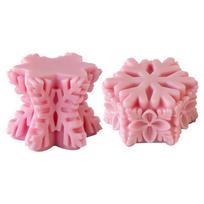 Christmas Candle Molds Castings Molds Epoxy Resin Molds Snowflake Pillar Silicone Moulds Plasters Molds Ornament Molds