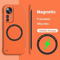 Originalus dėklas be kraštų telefonui Xiaomi 12 Pro 12S Pro 12T Pro 12S Ultra 12X 5G, magnetinis, kietas PC, plonas, prabangus galinis dangtelis Xiaomi 12T Pro black