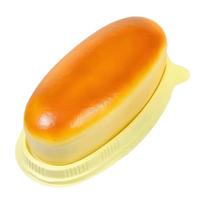 Simulated Simulated Cheese Cake Squeeze Toy Prank Decoration Slow Rising Bread Squishy Toy Soft Elastic Oversized